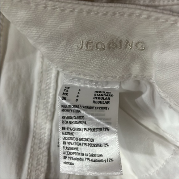 American Eagle Outfitters White Straight Leg Jeans - Picture 3 of 3